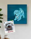 Crystal Pet — Commissioned Oil Painting